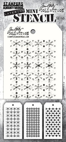 Tim Holtz MINI Stencil Set - #63