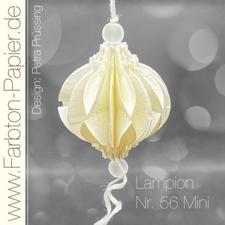Farbton Die - Foldet Lanterne (lampion) no. 56 (mini)