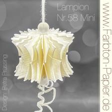 Farbton Die - Foldet Lanterne (lampion) no. 58 (mini)