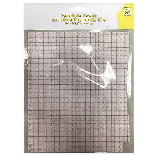 Nellie Snellen Stamping Buddy - Template Sheets (50 st)