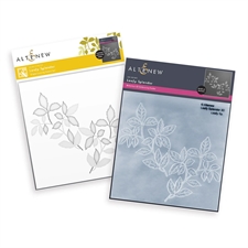 Altenew Embossing Folder & Stencil - Leafy Splendor 3D (bundle)