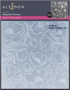 Altenew Embossing Folder & Stencil - Magnolia Dreams 3D (bundle)