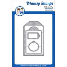 Whimsy Stamps DIE - Stitched Tags