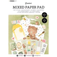 Studio Light Mixed Media Paper Pad (A5) - #11 Happy Bear