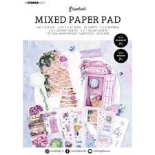 Studio Light Mixed Media Paper Pad (A5) - #15 Pink & Lavender