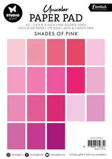 Studio Light Paper Pad (A5) - Unicolor  / Shades of Pink