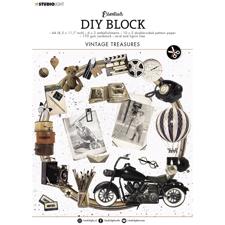 Studio Light DIY Block (A4) - Vintage Treasures