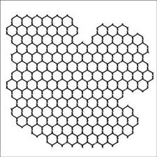Template 6x6" - Chickenwire Reversed