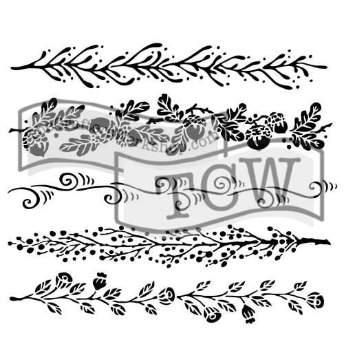 Crafter\'s Workshop Template 12x12" - Fanciful Borders