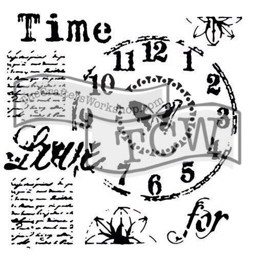 Crafter\'s Workshop Template 6x6" - Time for Love
