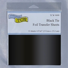 The Crafter's Workshop Foil Transfer Sheets - Black Tie