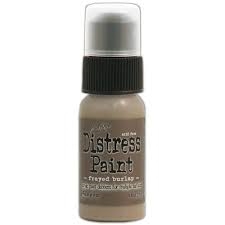 Distress Acrylic PAINT - Frayed Burlap (dabber)