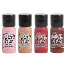 Distress Acrylic Flip-Top Paint - Set #1 (reds)