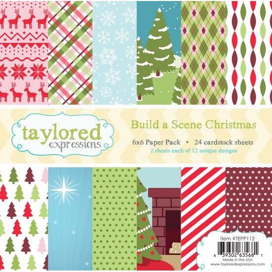 Taylored Expressions Paper Pad - Build a Scene / Christmas