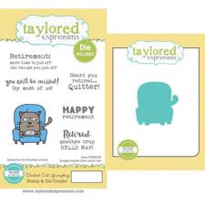 Taylored Expressions Stamps & Dies - Clocked Out Grumpling