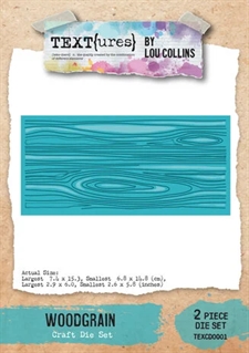 TEXT(ures) Craft Die Set - Beneath the Brambles / Woodgrain