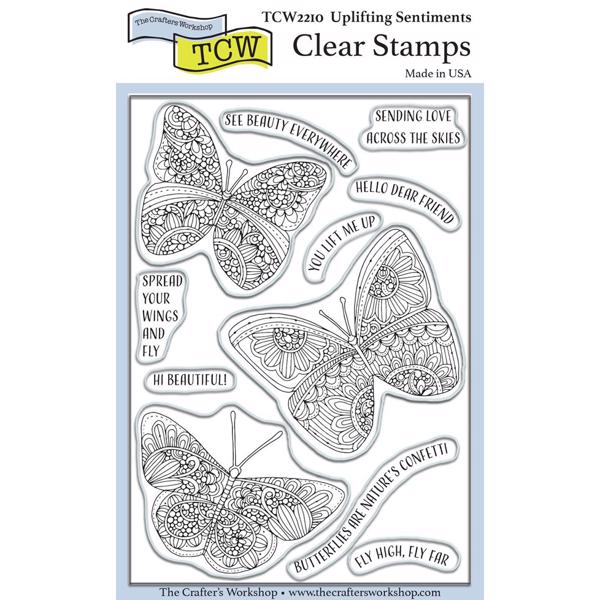The Crafters Workshop Clear Stamp - Uplifting Sentiments