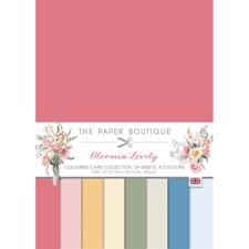 The Paper Boutique Colour Card Pad A4 - Bloomin Lovely