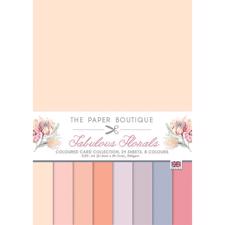 The Paper Boutique Colour Card Pad A4 - Fabulous Florals