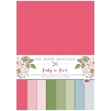 The Paper Boutique Colour Card Pad A4 - Pretty in Pink