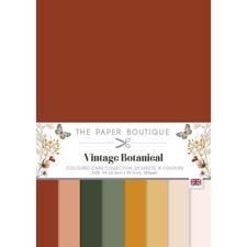 The Paper Boutique Colour Card Pad A4 - Vintage Botanical