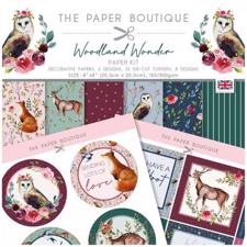 The Paper Boutique Paper KIT 8x8" - Woodland Wonder (paper pad + toppers)