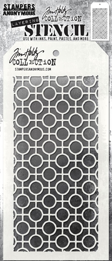 Tim Holtz Layered Stencil - Linked Circles