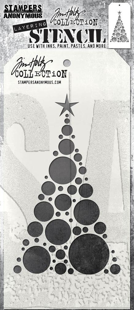 Tim Holtz Layered Stencil - Modern Tree