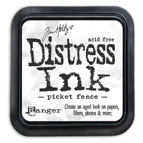 Distress Ink Pad - Picket Fence (hvid)