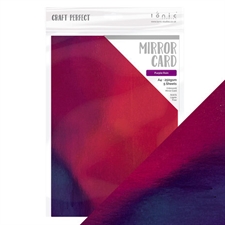 Craft Perfect (Tonic) Mirror Card - Purple Rain (5 ark)