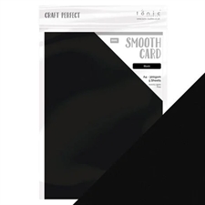 Craft Perfect (Tonic) Smooth Card A4 - 300 gsm / Black  (5 ark)