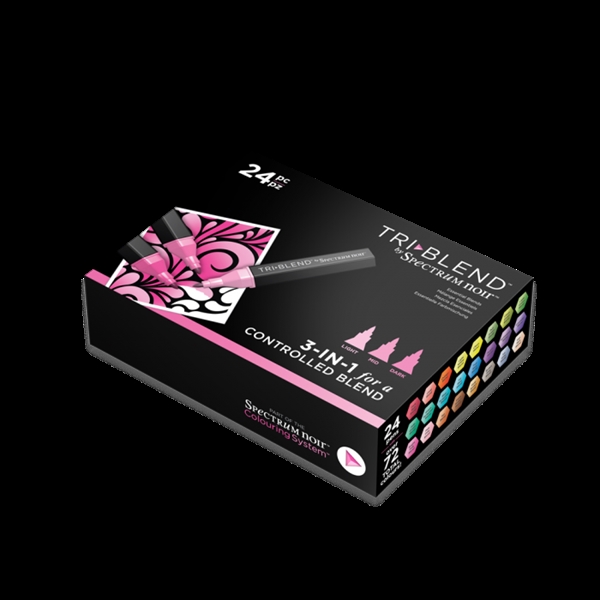 Spectrum Noir TriBlend Markers 24 pcs - Essentials Blend