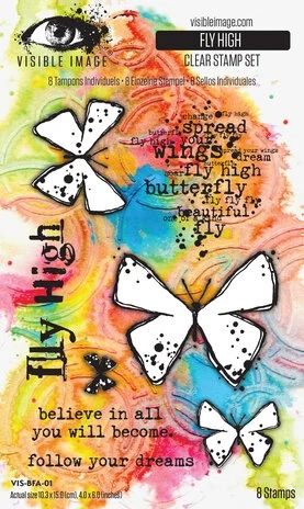 Visible Image Clear Stamps - Fly High