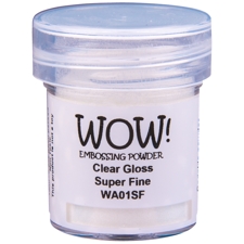 WOW Embossing Pulver - Clear Gloss - SUPER FINE
