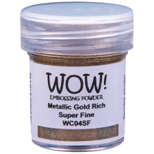 WOW Embossing Pulver - Metallic Gold Rich - SUPER FINE