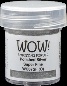 WOW Embossing Pulver - Polished Silver SUPER FINE
