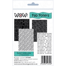 WOW! Fab Foilers - Sweet Sentiments (A6)