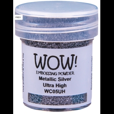WOW Embossing Pulver - ULTRA HIGH / Silver