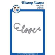 Whimsy Stamps DIE - Love