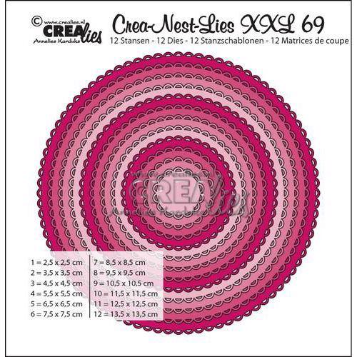 CREAlies - Crea-Nest-Lies XXL - No. 69 / Open Scallop Circle