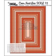 CREAlies - Crea-Nest-Lies XXL - No. 72 / Open Scallop Rectangle