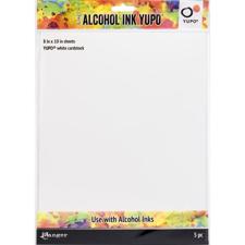 Tim Holtz Alcohol Ink YUPO Paper - White (8x10")
